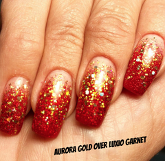 Aurora Gold Glitter -  Akzentz Options UV/LED - LuvNailz