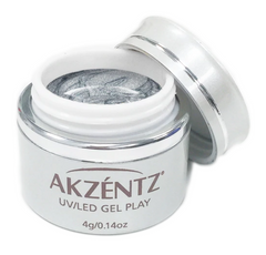 Glitter Platinum Quartz - Akzentz Gel Play UV/LED