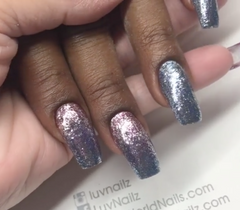 Blue Tanzanite Glitz Glitter Gel - Akzentz Gel Play UV/LED