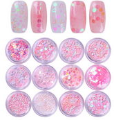 Pink Shaped Embellishments