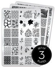 Collection 26 - Set of 3 Uber Chic Stamping Plates