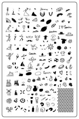 I Love Spain (CjSLC-61) - Clear Jelly Stamping Plate