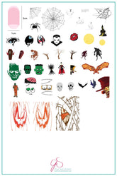 Frank-N-Friends (CjS-H-35) - Clear Jelly Stamping Plate