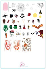 Frank-N-Friends (CjS-H-35) - Clear Jelly Stamping Plate