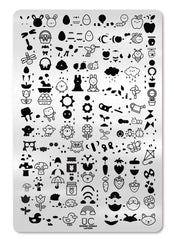 Spring Kawaii Layers - Uber Chic Stamping Plate