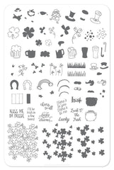 The Luck of the Irish (CjSH-14) - Clear Jelly Stamping Plate