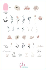 Watercolour Garden (CjS-81) - Clear Jelly Stamping Plate