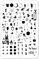 Be-Witched (CjSH-36) - Clear Jelly Stamping Plate