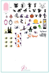 Be-Witched (CjSH-36) - Clear Jelly Stamping Plate