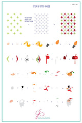 Whimsical Christmas (CjS-C-54)  - Clear Jelly Stamping Plate