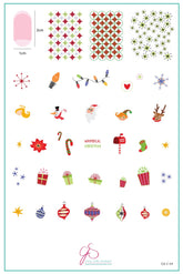 Whimsical Christmas (CjS-C-54) - Clear Jelly Stamping Plate