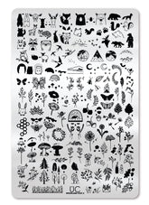 Woodland Chic 2 -  Uber Chic Stamping Plate