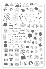 A Little Touch of Caluki (LC-22) - Clear Jelly Stamping Plate