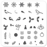 Angelic Christmas Wonderland (CjS-C09) - CJS Small Stamping Plate