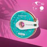 100 Grit Stick On Nail File Refill Roll in Plastic Case - Up to 80 Files! AT-100