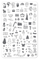 Baby Its Cold (CjSC-11) - Clear Jelly Stamping Plate