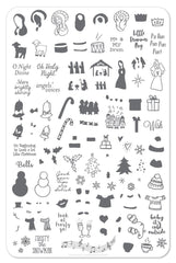 Baby Its Cold (CjSC-11) - Clear Jelly Stamping Plate