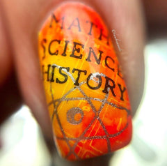 Back to School Scholastic (CjS-42) - Clear Jelly Stamping Plate