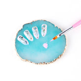 Gold Edge Resin Stone Palette