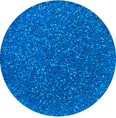 Brite Blue Matte Patent Leather Glitter