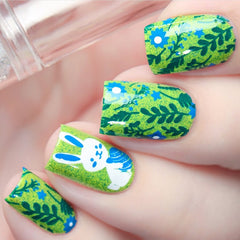Bunny Kinz (CjSH-11)  - Clear Jelly Stamping Plate
