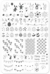 Bunny Foo Foo (CjSH - 31)  - Clear Jelly Stamping Plate