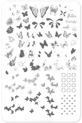 Butterfly Wishes (CjS-80) - Clear Jelly Stamping Plate