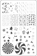 Pretty Paper - Candied (CjS C-27) - Clear Jelly Stamping Plate