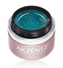 Sparkles Caribbean Teal - Akzentz Options UV/LED - LuvNailz