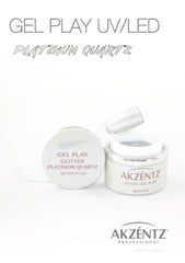 Glitter Platinum Quartz - Akzentz Gel Play UV/LED