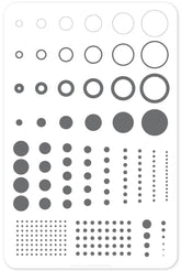 Circles (CjS-53) - Clear Jelly Stamping Plate