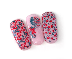 English Garden Swirls (CjS-173) - Clear Jelly Stamping Plate