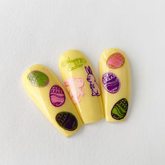 Easter Doodle (CjSH-52) - CJS Medium Stamping Plate