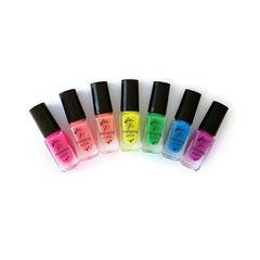 Neon Stamping Polish Kit (7 Colors)