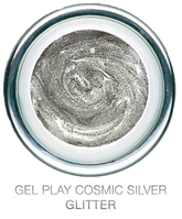 Glitter Cosmic Silver Metallic- Akzentz Gel Play UV/LED