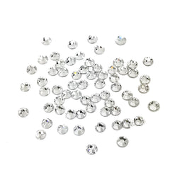 Genuine Crystal Rhinestones - Crystal Clear Flat Back 144ct