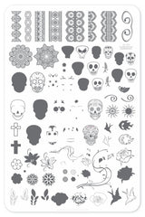 Dark Eyes (CjS LC-32) - Clear Jelly Stamping Plate