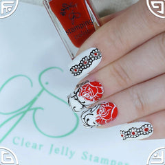 Dark Eyes (CjS LC-32) - Clear Jelly Stamping Plate