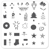 Deck the Halls (CJSLC - 07) - CJS Small Stamping Plate