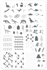 Dino Friends (CjS LC-35)- Clear Jelly Stamping Plate