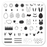 Easter 2 (CjSH-07) - CJS Small Stamping Plate