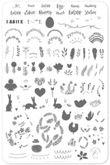 Enchanted Easter (CjS H-30) - Clear Jelly Stamping Plate