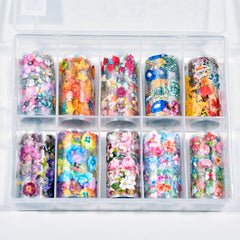 Leaves & Succulents Floral Foil Set