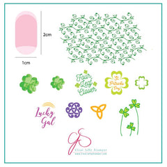 Four Leaf Clover (CjSH-18) - CJS Small Stamping Plate