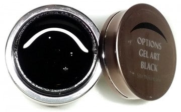 Gel Art Black - Akzentz Options UV/LED - LuvNailz