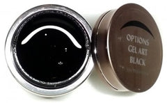 Gel Art Black - Akzentz Options UV/LED - LuvNailz