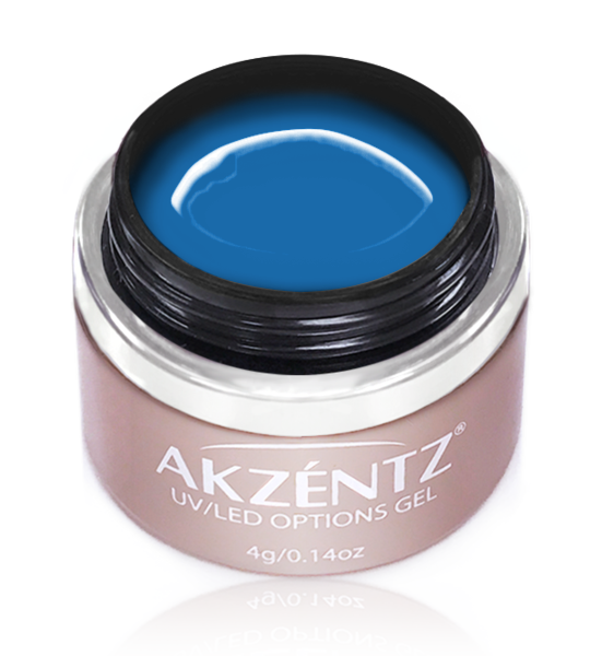 Gel Art Blue - Akzentz Options UV/LED - LuvNailz