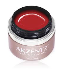 Gel Art Red - Akzentz Options UV/LED - LuvNailz