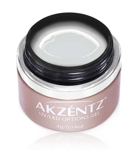 Gel Art White - Akzentz Options UV/LED - LuvNailz