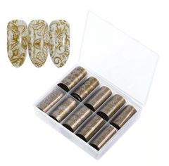 Gold Vintage Designs Clear Foil Set